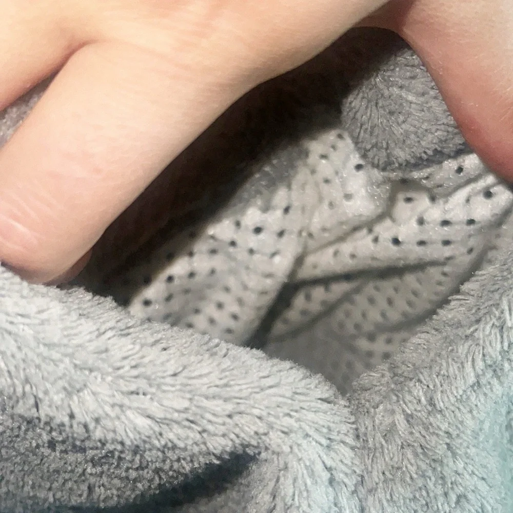 Patagonia Gray Button Snap Pullover Fleece 100% Polyester Jacket - Picture 5 of 12